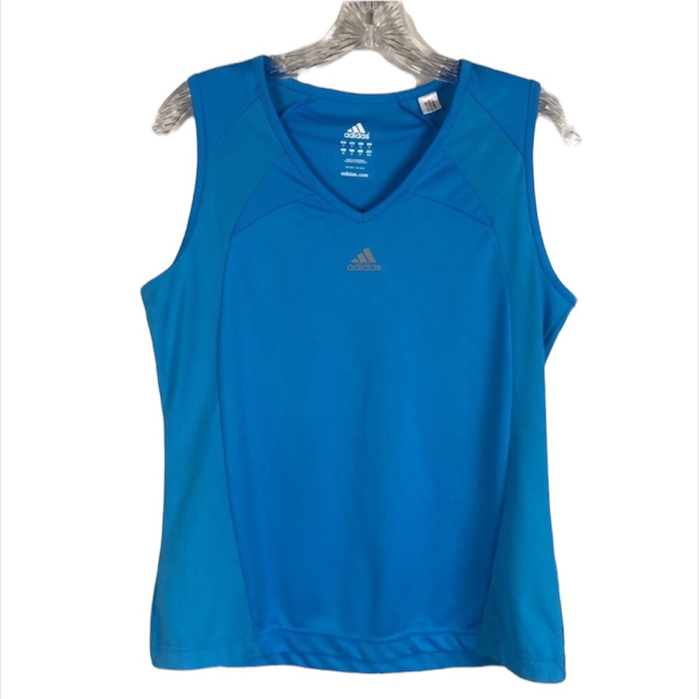 Adidas Blue Sleeveless Athletic Top